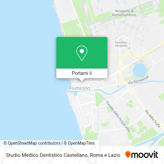 Mappa Studio Medico Dentistico Castellano
