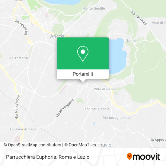 Mappa Parrucchiera Euphoria