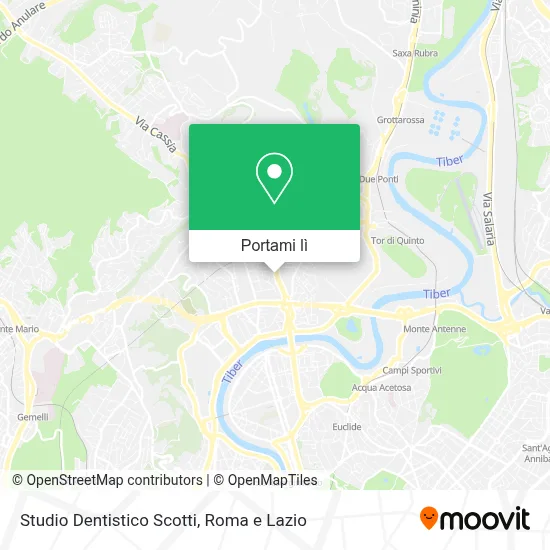 Mappa Studio Dentistico Scotti
