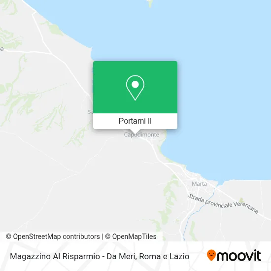 Mappa Magazzino Al Risparmio - Da Meri
