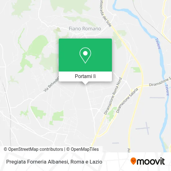 Mappa Pregiata Forneria Albanesi