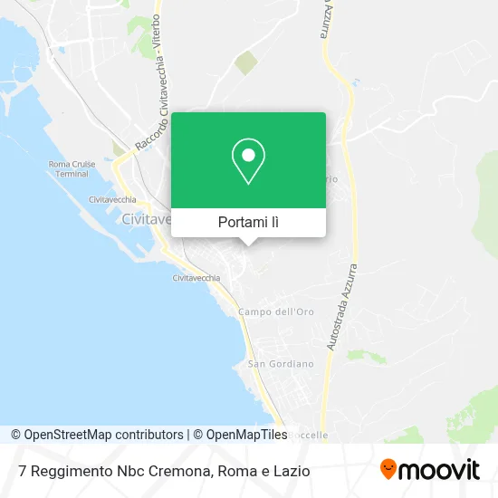 Mappa 7 Reggimento Nbc Cremona
