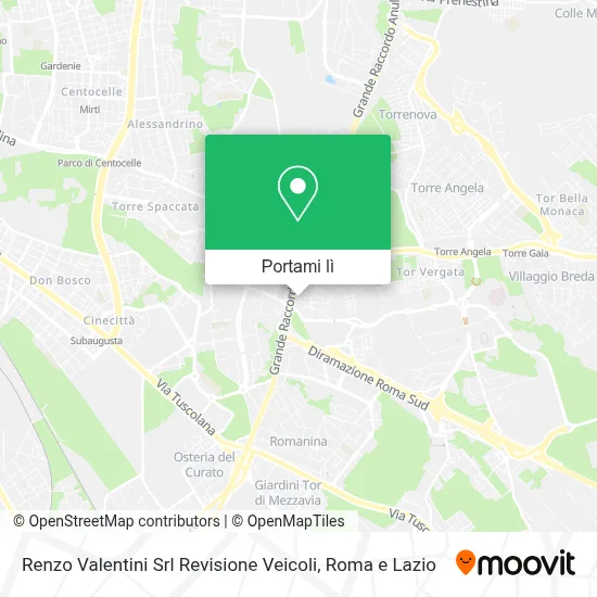Mappa Renzo Valentini Srl      Revisione Veicoli