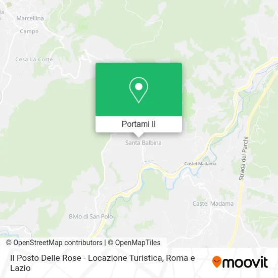 Mappa Il Posto Delle Rose - Locazione Turistica