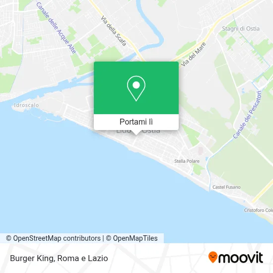Mappa Burger King