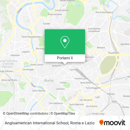 Mappa Angloamerican International School