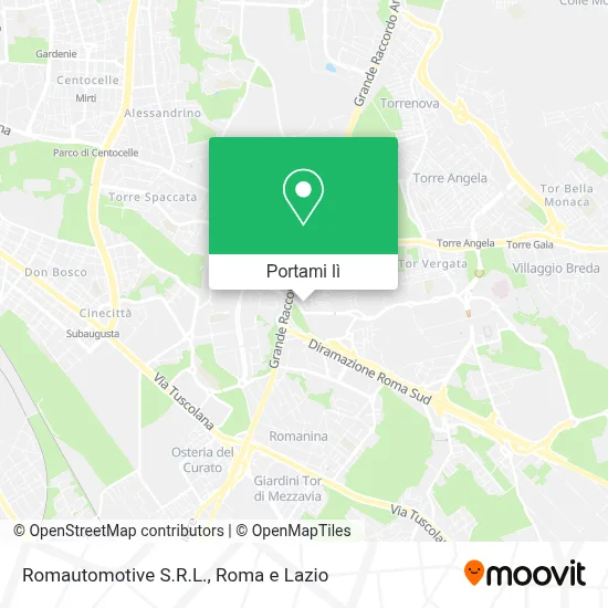 Mappa Romautomotive S.R.L.