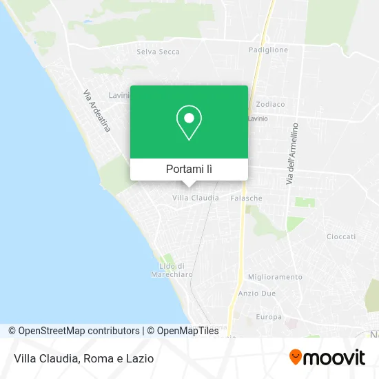 Mappa Villa Claudia