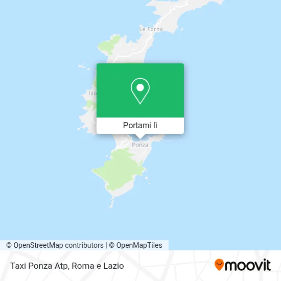 Mappa Taxi Ponza Atp