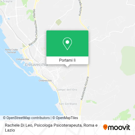 Mappa Rachele Di Leo, Psicologa Psicoterapeuta