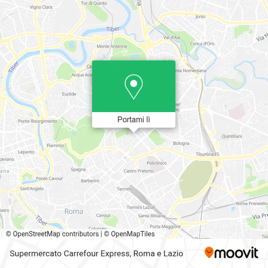 Mappa Supermercato Carrefour Express