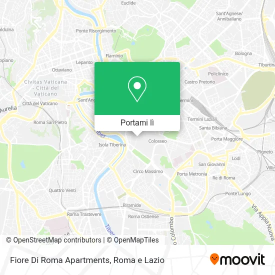 Mappa Fiore Di Roma Apartments