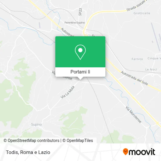 Mappa Todis