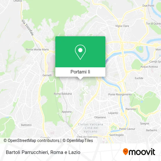 Mappa Bartoli Parrucchieri