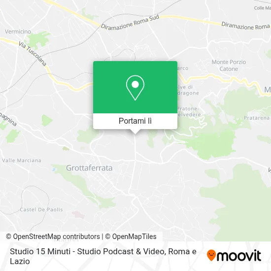 Mappa Studio 15 Minuti - Studio Podcast & Video