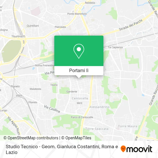 Mappa Studio Tecnico - Geom. Gianluca Costantini