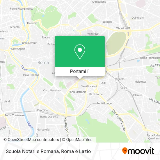 Mappa Scuola Notarile Romana