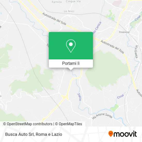 Mappa Busca Auto Srl