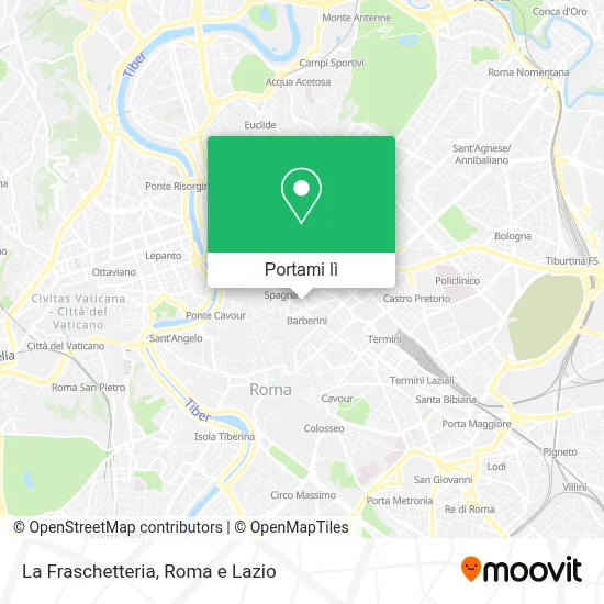 Mappa La Fraschetteria