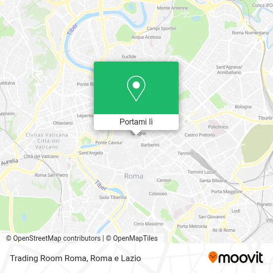 Mappa Trading Room Roma