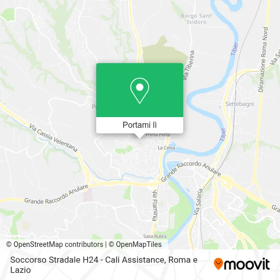 Mappa Soccorso Stradale H24 - Cali Assistance