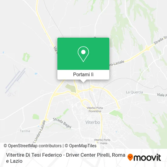 Mappa Vitertire Di Tesi Federico - Driver Center Pirelli