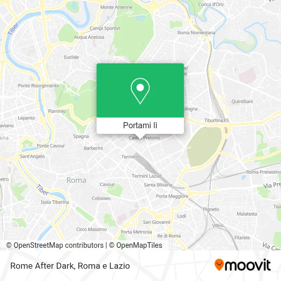 Mappa Rome After Dark