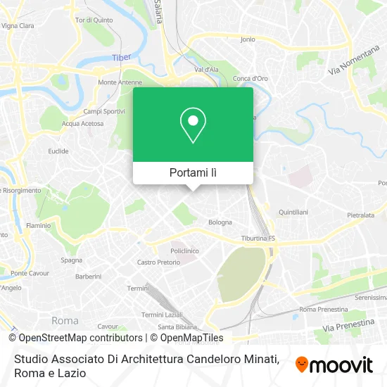 Mappa Studio Associato Di Architettura Candeloro Minati