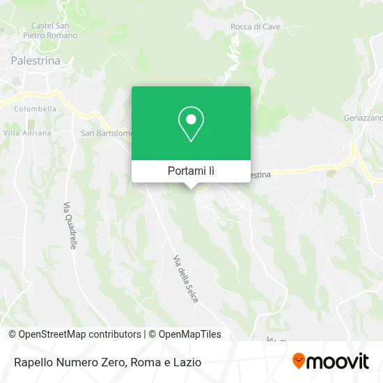 Mappa Rapello Numero Zero
