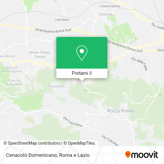 Mappa Cenacolo Domenicano