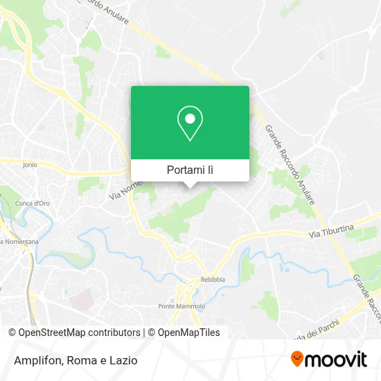 Mappa Amplifon