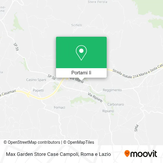 Mappa Max Garden Store Case Campoli
