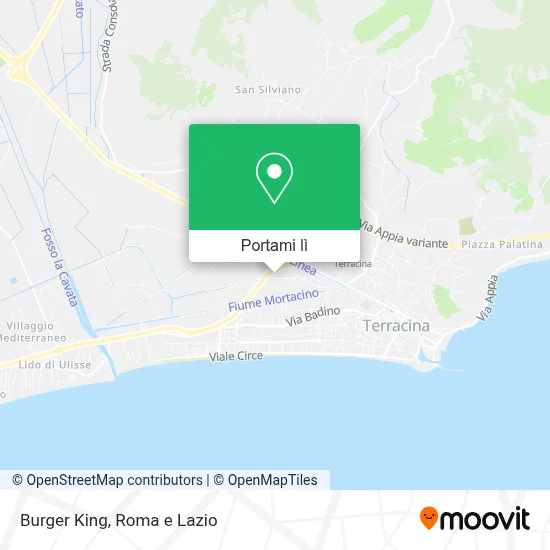 Mappa Burger King