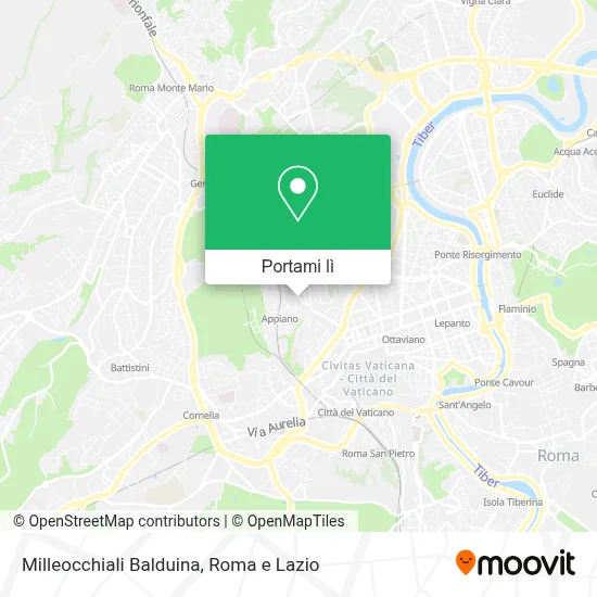 Mappa Milleocchiali Balduina