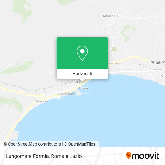 Mappa Lungomare Formia