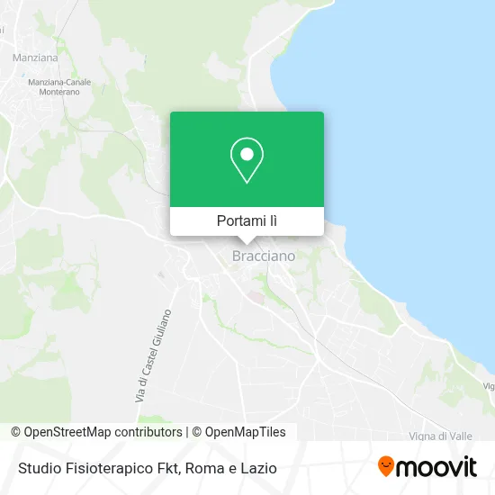Mappa Studio Fisioterapico Fkt