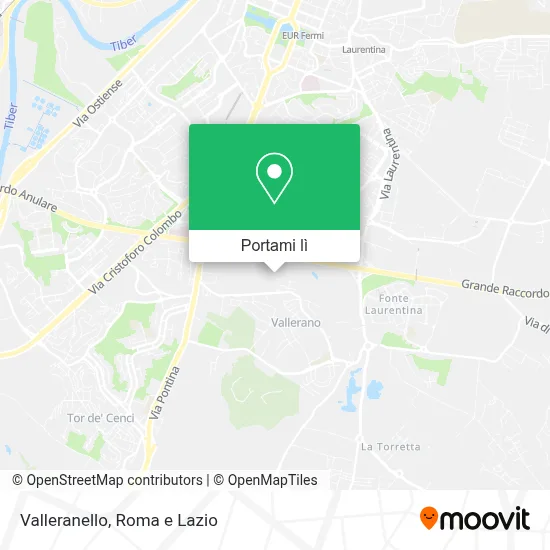Mappa Valleranello
