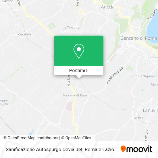 Mappa Sanificazione Autospurgo Devia Jet