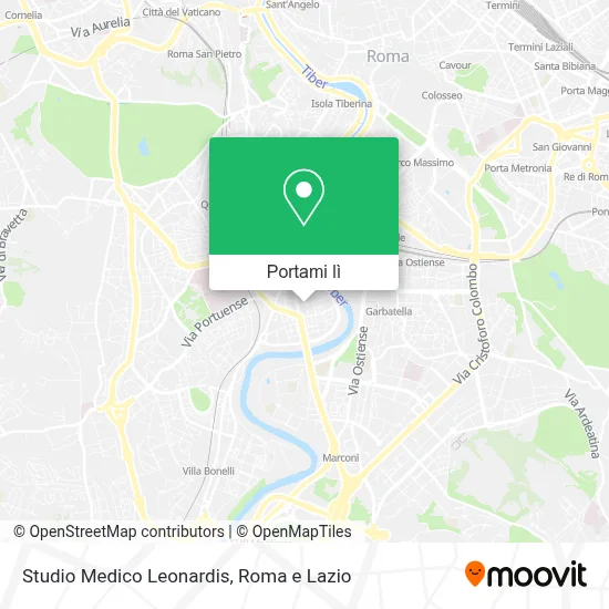 Mappa Studio Medico Leonardis