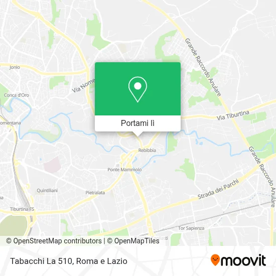 Mappa Tabacchi La 510