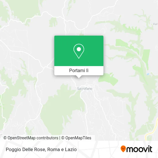 Mappa Poggio Delle Rose