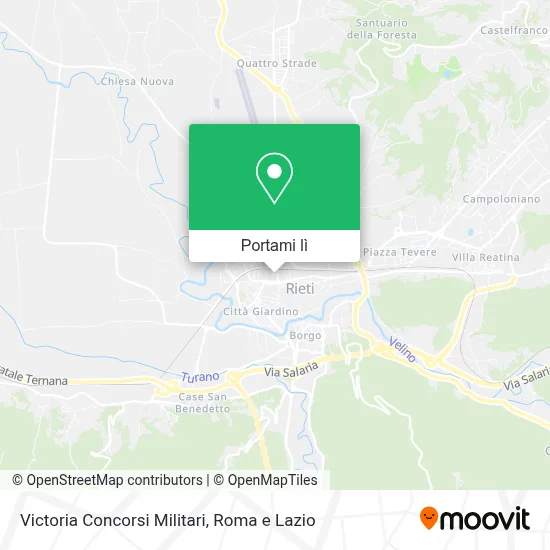 Mappa Victoria Concorsi Militari