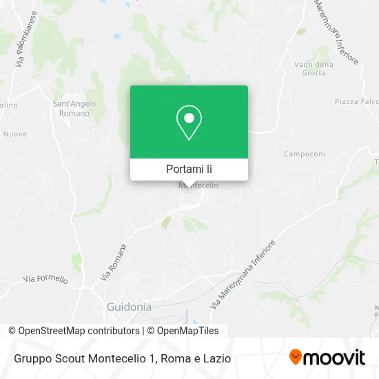 Mappa Gruppo Scout Montecelio 1