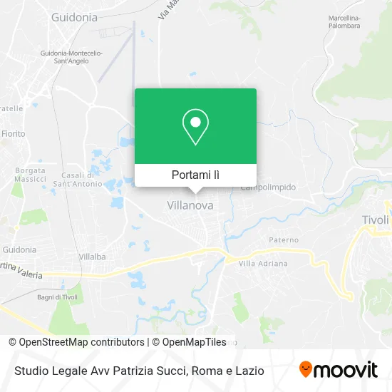 Mappa Studio Legale Avv Patrizia Succi