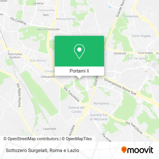 Mappa Sottozero Surgelati