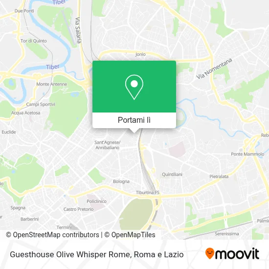 Mappa Guesthouse Olive Whisper Rome
