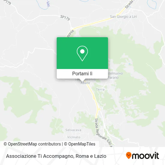 Mappa Associazione Ti Accompagno