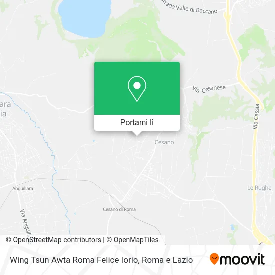 Mappa Wing Tsun Awta Roma Felice Iorio