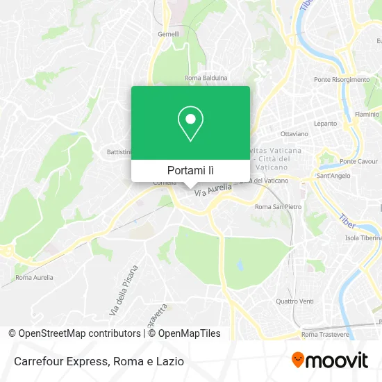 Mappa Carrefour Express