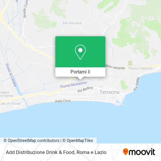 Mappa Add Distribuzione Drink & Food